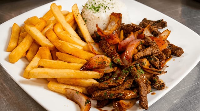 Lomo Saltado.