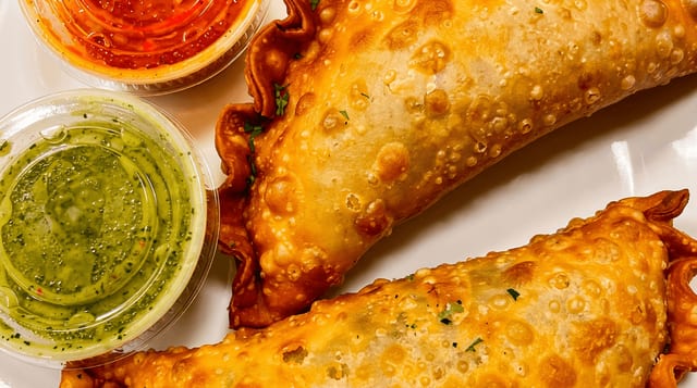 Ham & Cheese Empanada.
